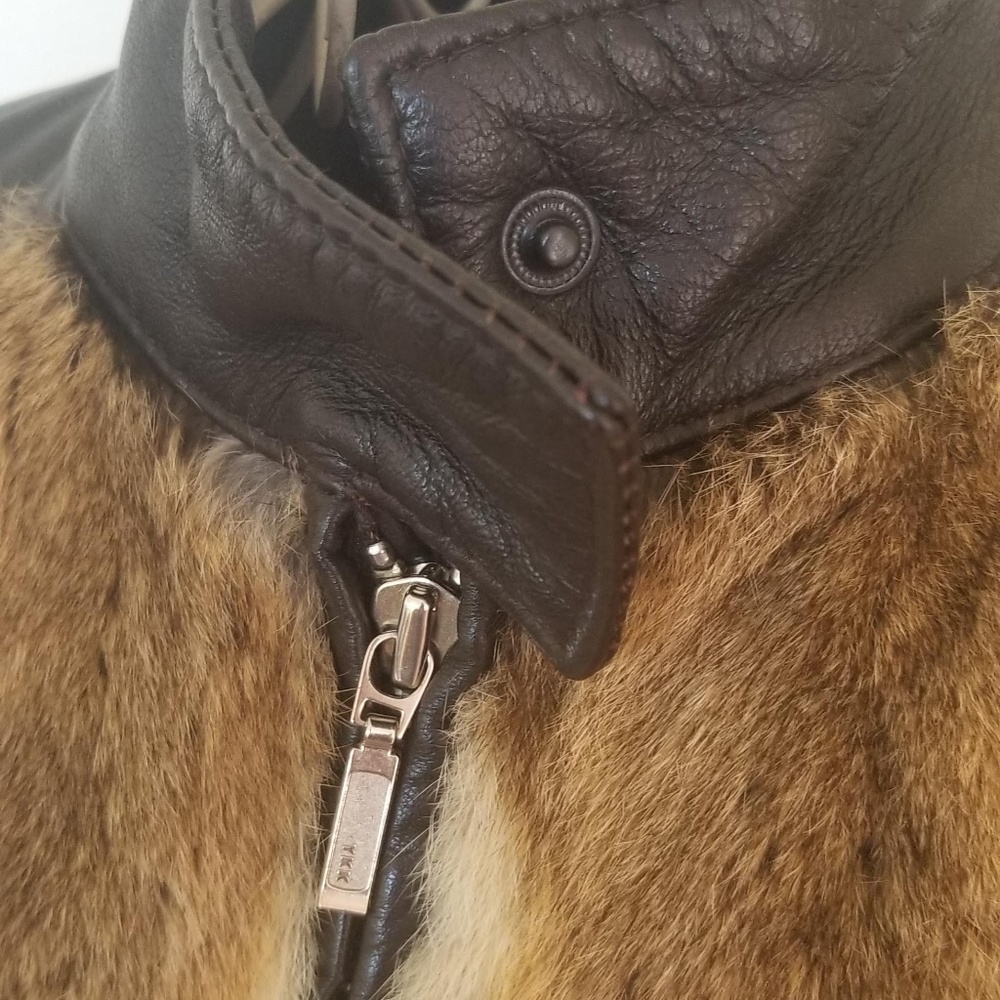 jacket-wool,leather,fur - Picture 5 of 6